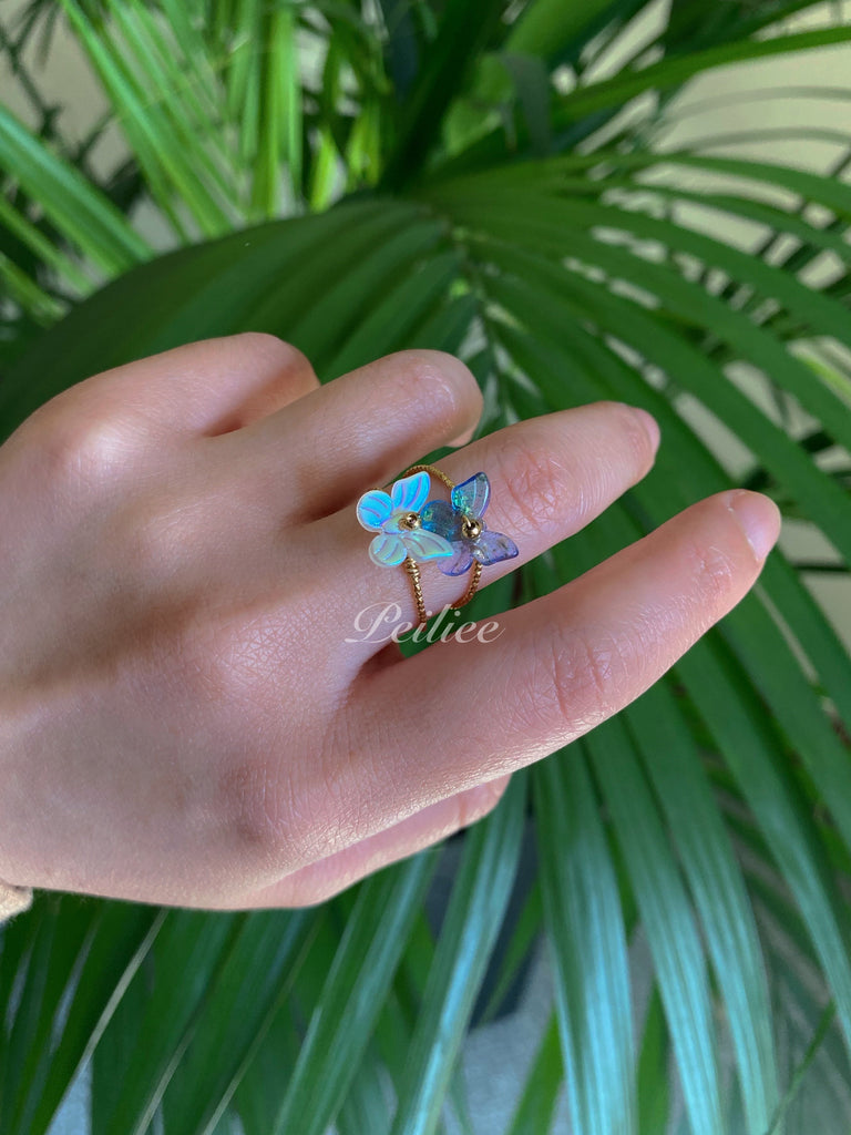 Get trendy with Butterfly garden ring -  available at Peiliee Shop. Grab yours for $14 today!