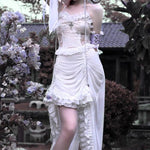 Get trendy with Angelic Dream Velvet Lace Dress - Dresses available at Peiliee Shop. Grab yours for $52 today!