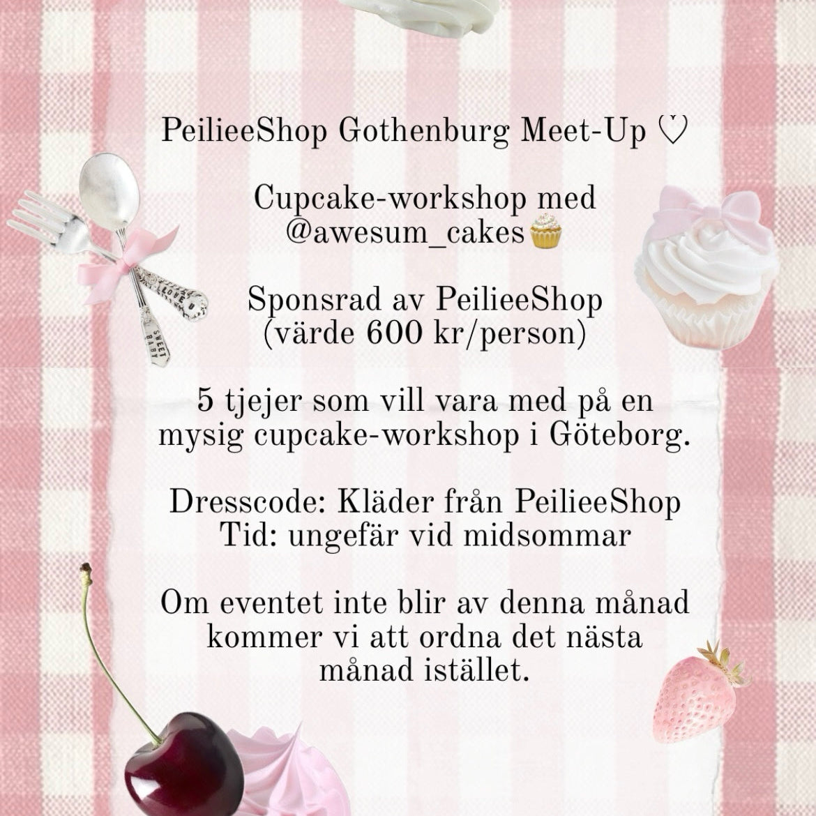 PeilieeShop Gothenburg Meet-Up Event