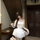 SheepKiss Swan Lake Mini Tulle Skirt