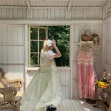 August Unicorn Cottage Ramie 100% Vegan Plant Fabric Dress