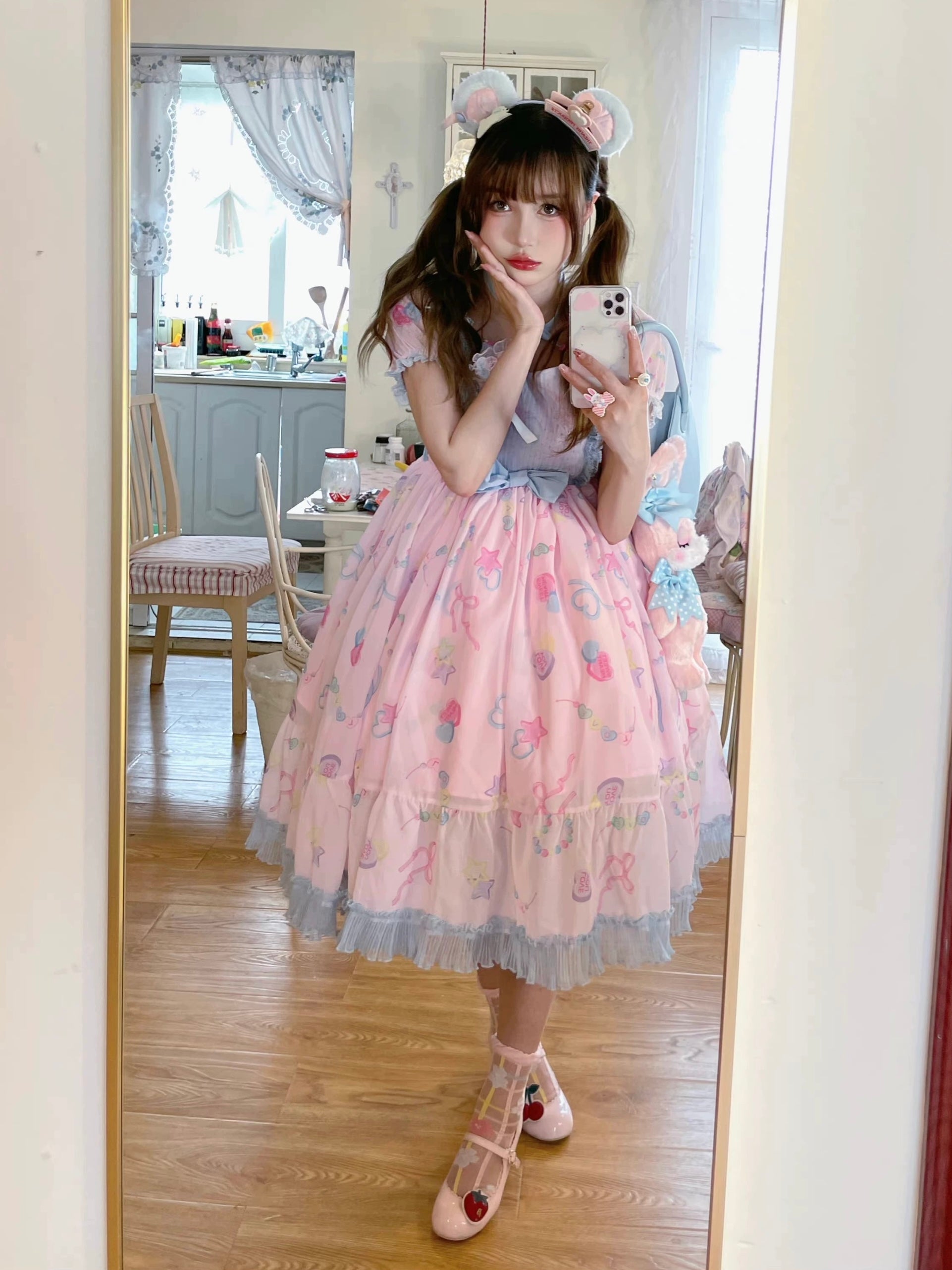 Get trendy with Girls’ dream Lolita Fashion JSK Dress -  available at Peiliee Shop. Grab yours for $40 today!