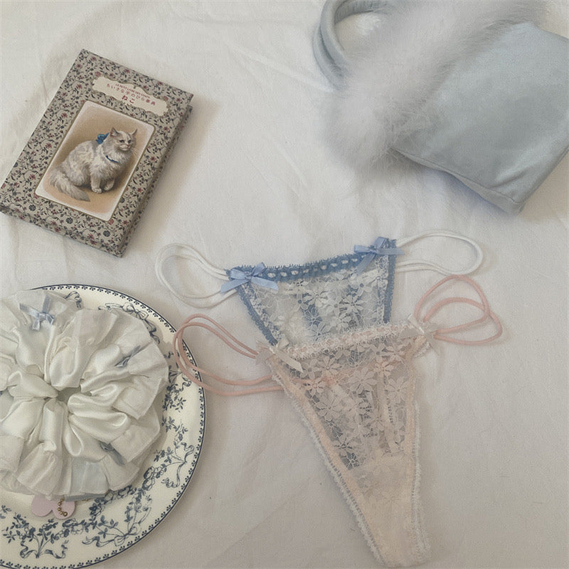 Get trendy with Made of sugar and flowers thong pantie underwear -  available at Peiliee Shop. Grab yours for $6.50 today!