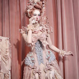 Blood Supply Pink Baroque Cake and Ribbon Corset