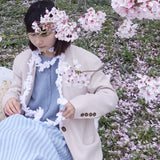 [Customized] The First Snow Hand Knitted Scarf