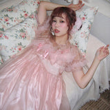 [August Unicorn] The Spring Fairy Silk Blend Dress