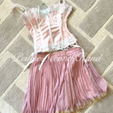 Get trendy with [Sweden Second Hand] Angelic Pink Mini Skirt -  available at Peiliee Shop. Grab yours for $20 today!