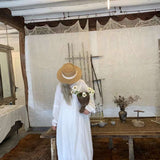 Get trendy with [Tailor Made] Mid Summer Aroma Handmade Cotton Dress -  available at Peiliee Shop. Grab yours for $89 today!