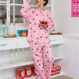 Sleepy Fairy Strawberry Cotton Pajamas Set