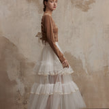 Fa Sogno Voyage en Velours Low Back Velvet Blouse