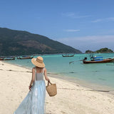 [Tailor Made] By The Sea Maxi Dress Elastic Version