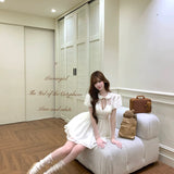 Leonie Girl Leonie Girl Lace Dream Peter Pan Collar Mini Dress