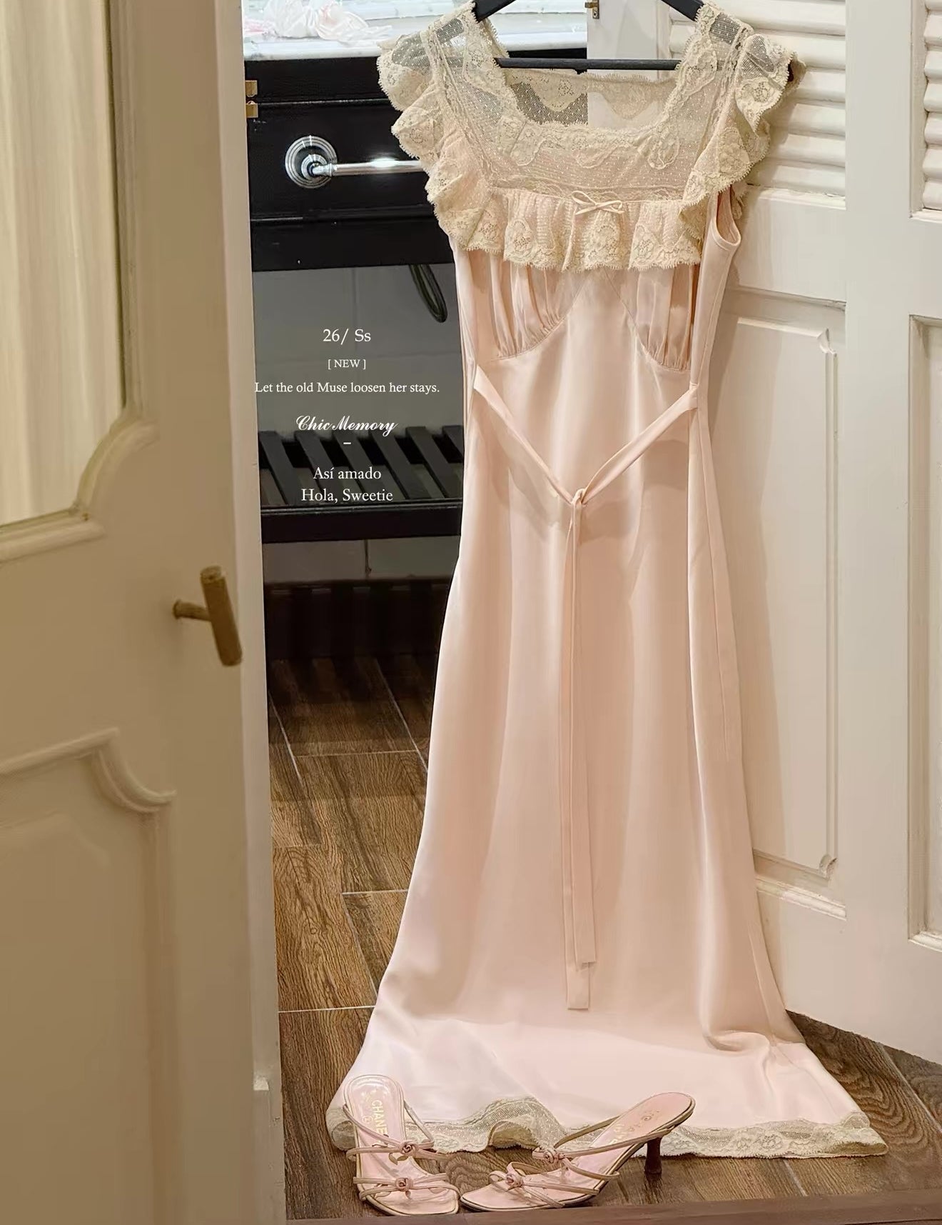 The flower goddess vintage dress