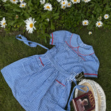 Blue Gingham Vintage 1997 Babydoll Dress