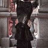 Get trendy with [Blood Supply] Gothic Mermaid Skirt - Clothing available at Peiliee Shop. Grab yours for $48 today!
