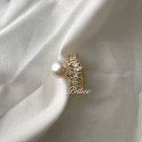 Get trendy with Love Me Like You Do Crystal 9-10mm Freshwater Pearl Ring -  available at Peiliee Shop. Grab yours for $19.90 today!