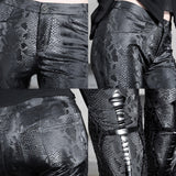 [Blood Supply] Shadow Stalker Gothic Slim Fit Low Waist Flared Pants