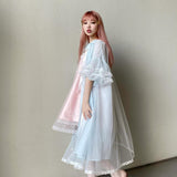 Get trendy with [August Unicorn] The Dream - Silk handmade vintage outer dress gown - Dresses available at Peiliee Shop. Grab yours for $168 today!