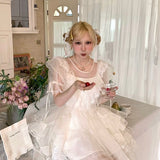 [August Unicron] Angel’s Wedding Silk Handmade Dress