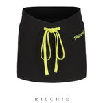 Get trendy with [Ricchie]Retro American Sport Mini Skirt -  available at Peiliee Shop. Grab yours for $36 today!