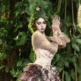 [Blood Supply] Forest Spirit • Faux Fur Cardigan