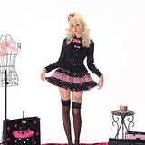 Evil Tooth Paris Girl Polka Dot Bow Blouse
