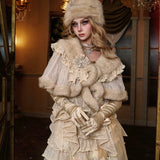 Blood Supply Winter Gala Faux Fur Cape