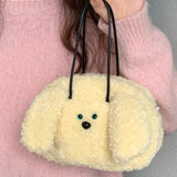 Butter Puppy Fluffy Hand Bag