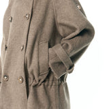 34Ounce Urban City Walk Faux Fur Wool Blend Coat