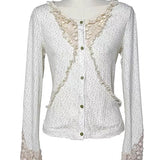 Rose Island Rose Letter Crochet Day Cardigan