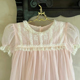 Doll’s Holiday Vintage Babydoll Mini Dress Pink