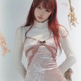 Get trendy with [Rose Island] Fairy Spirit Velvet Tank Linen Top -  available at Peiliee Shop. Grab yours for $26 today!