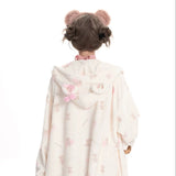 Canmi’s Teddy Dream Cozy Hooded Oversized Sleep Robe