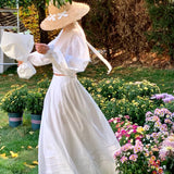 [Tailor Made] Morning Dew Handmade Cotton Bridal Maxi Dress