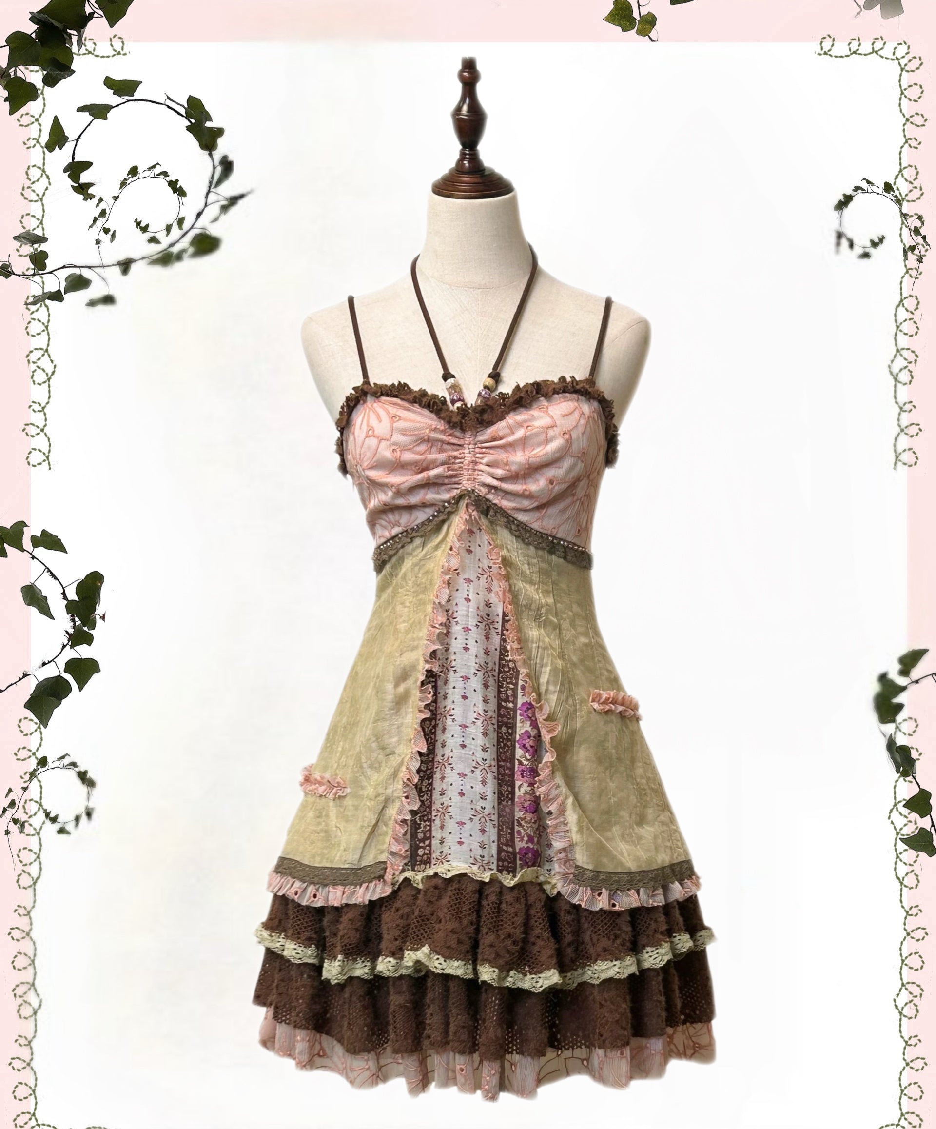 Rose Island Elf’s Forest Tea Party Fairy Cottage  Dress