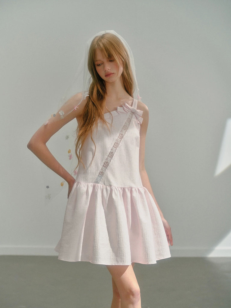Get trendy with [UNOSA] Sakura Drops Mini Dress -  available at Peiliee Shop. Grab yours for $62 today!