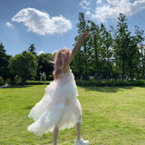 Get trendy with [August Unicorn] Angelic Mist Handmade Outer Princess Dress - Dresses available at Peiliee Shop. Grab yours for $116 today!