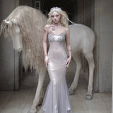 Blood Supply Moonlight Spirit Mermaid Tail Maxi Dress