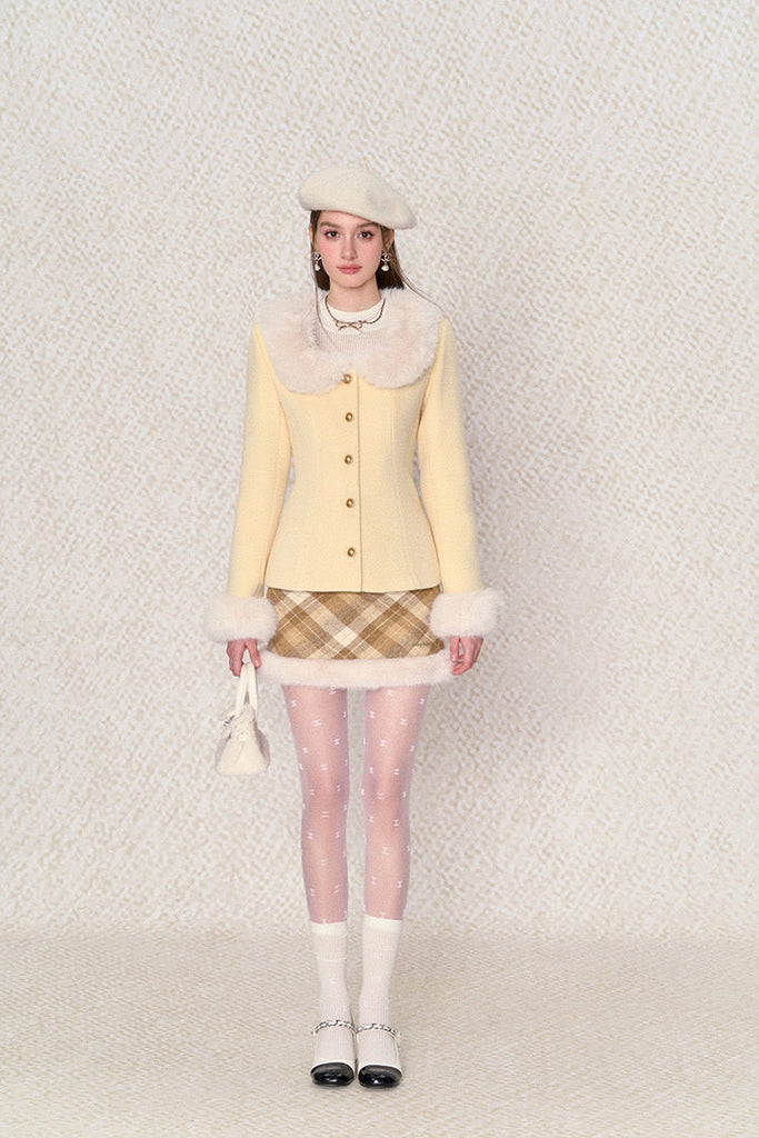 [Underpress] Sweetheart Woolen Jacket & Skirt Set - Premium  from Underpress - Just $46! Shop now at Peiliee Shop