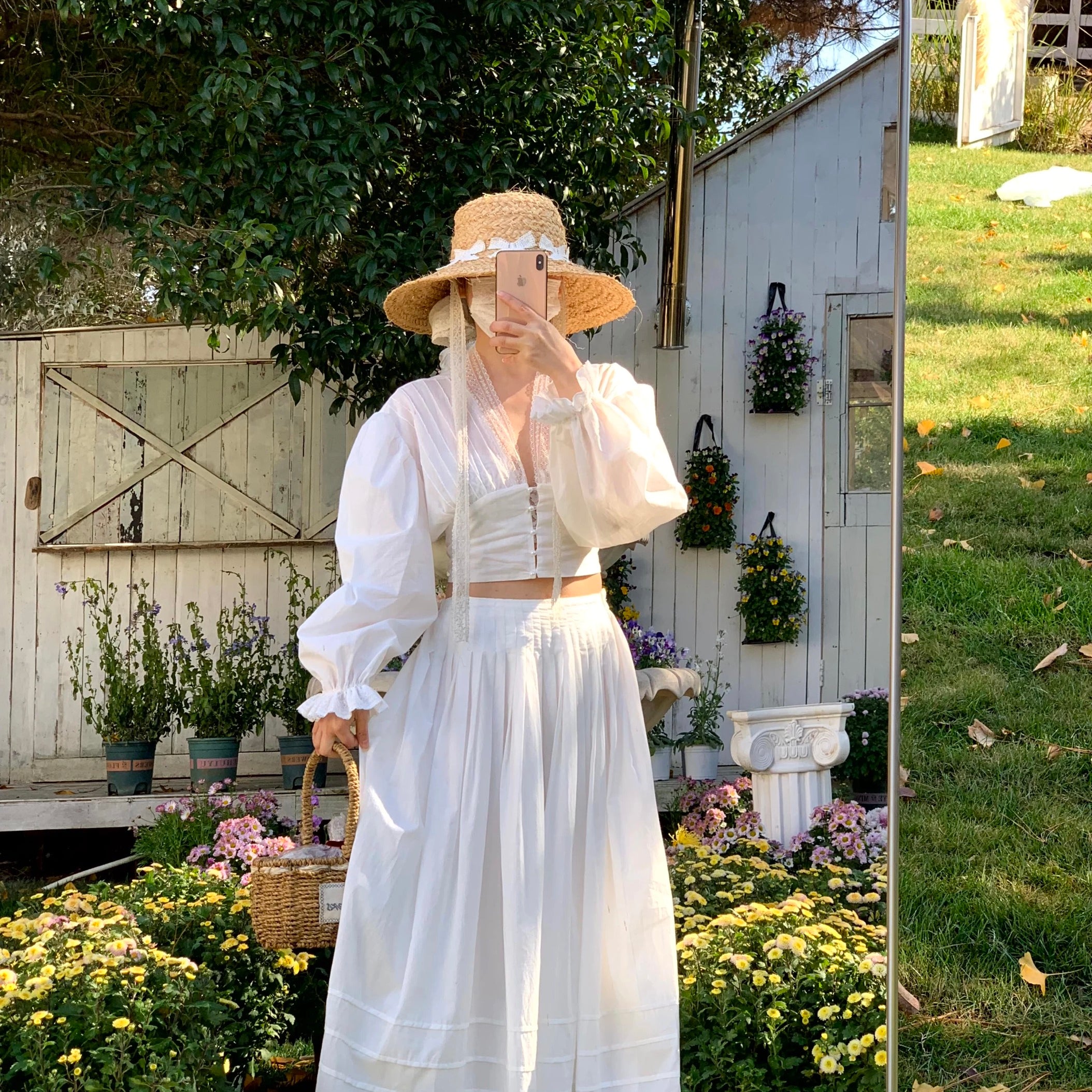 [Tailor Made] Morning Dew Handmade Cotton Bridal Maxi Dress