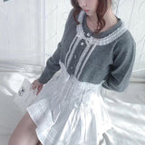 Pacific Position Grey Shirley Knit Cardigan Short & Long Version