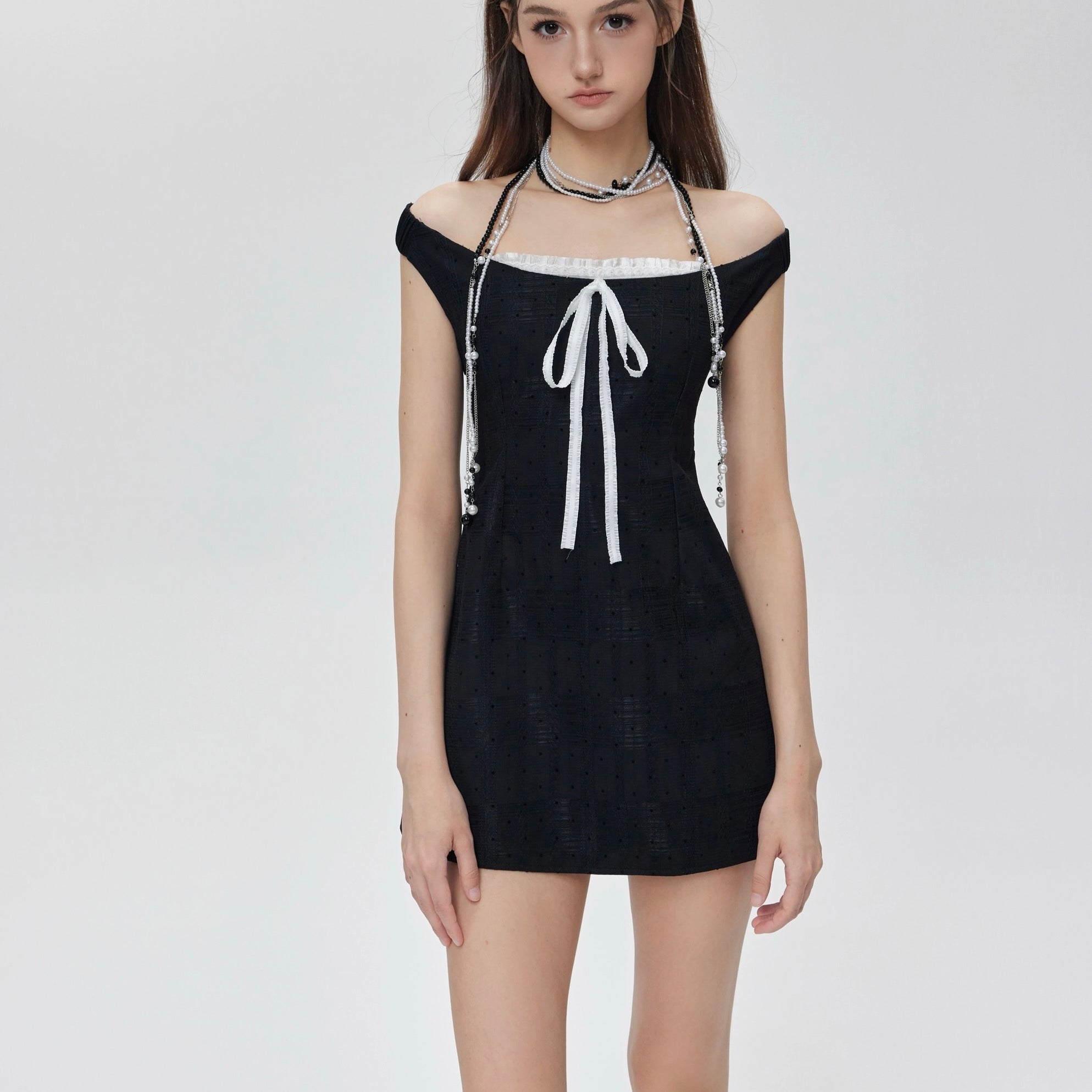 Get trendy with The Noble Young Lady from Korean Drama Mini Dress -  available at Peiliee Shop. Grab yours for $48 today!