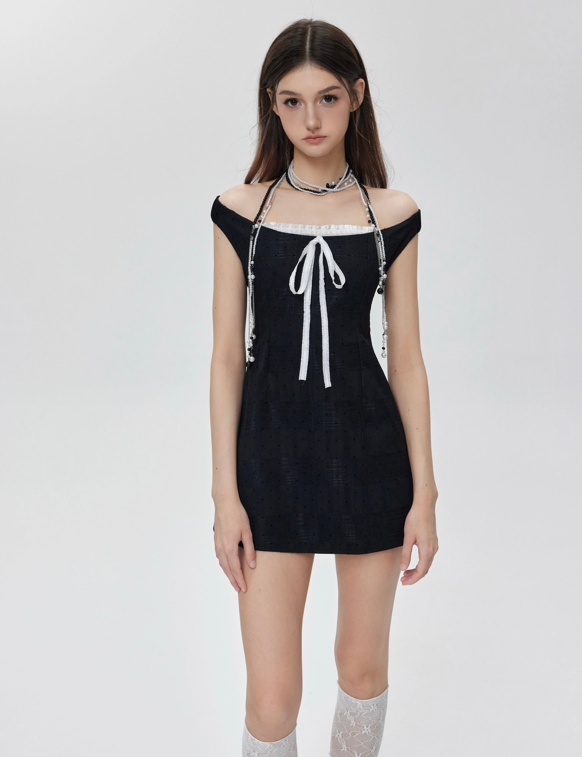 Get trendy with The Noble Young Lady from Korean Drama Mini Dress -  available at Peiliee Shop. Grab yours for $48 today!
