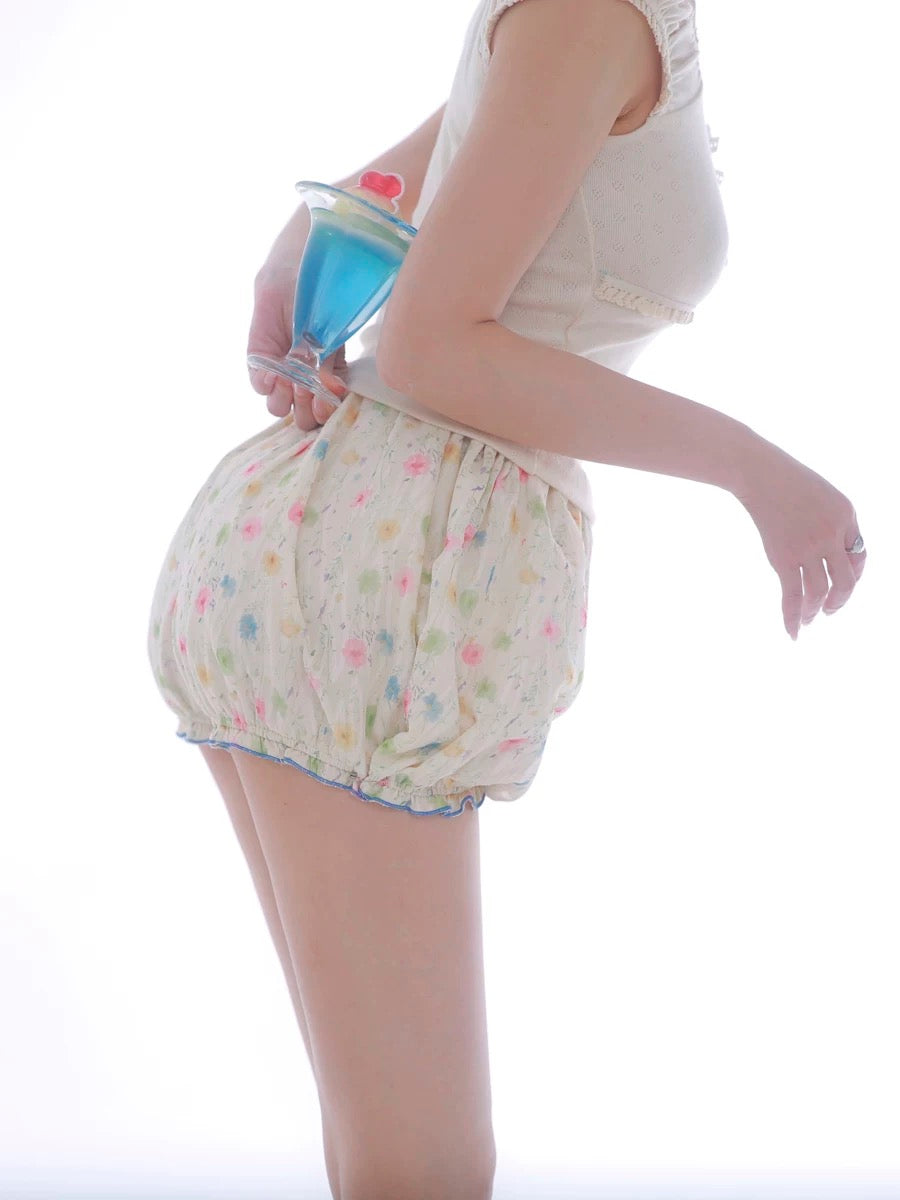 Get trendy with Rose Island Bunny land mini shorts bloomer -  available at Peiliee Shop. Grab yours for $28 today!