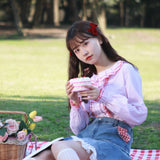 Get trendy with Doll Polka Dot Christmas Sweet Shirt -  available at Peiliee Shop. Grab yours for $22 today!