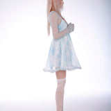 Rose Island Sea Salt Jelly Jellyfish Mini Dress