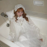 August Unicorn Edwardian Fairy Doll Silk Cotton Dress