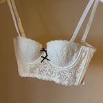 Get trendy with [Basic] Winter Romance Lace Bra Set - Lingerie available at Peiliee Shop. Grab yours for $12.90 today!