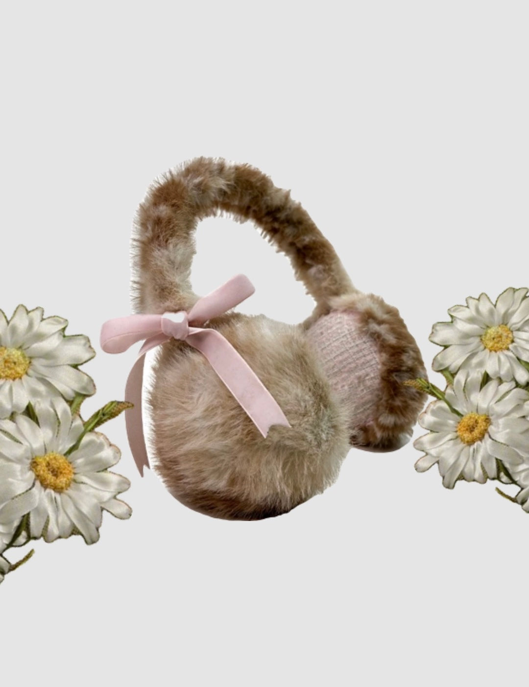 Get trendy with [Rose Island] Fairy Spirit Little Deer in flower field faux fur earmuffs ear warmer -  available at Peiliee Shop. Grab yours for $16.80 today!