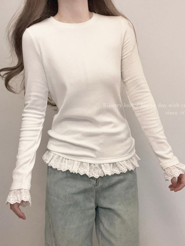 Get trendy with Soft Soft Snow Christmas Cotton Lace Sweatshirt - Sweater available at Peiliee Shop. Grab yours for $19.90 today!